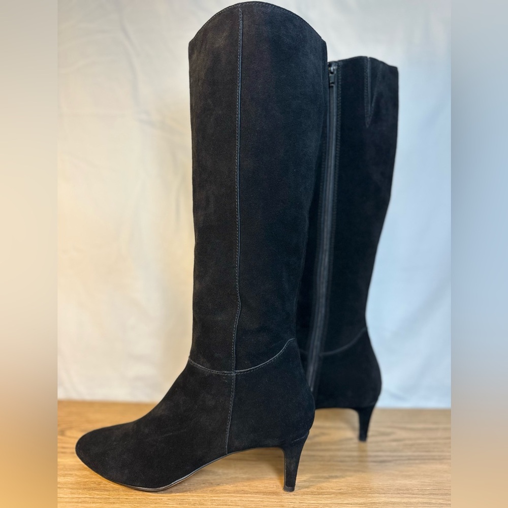 Corso Como Black Suede Knee-High Boots | Women’s Size 10 | EUC - Picture 2 of 16